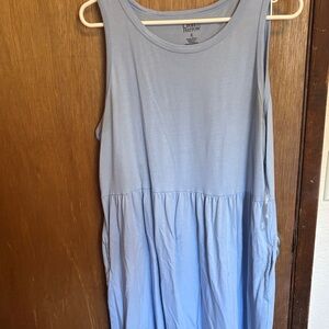 Croft & Barrow Light Blue Sleeveless Dress